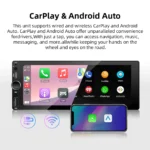 1DIN 6.86inch Universal MP5 Car Radio Support Wireless Carplay Android AUTO AUX USB  BT Touch Screen Multimedia Video Player - Image 4