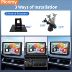 Pionray 7/10 inches android auto Universal Portable CarPlay for Car Screen Car Radio Video Wireless Carplay Screen for Apple - Image 4