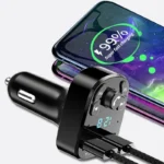 Car Mp3 Player Dual Usb Fast Charger Fm Bluetooth Receiver Bluetooth Compatible 5.0 Fm Transmitter Usb Flash Drive Plug Car Kit - Image 5
