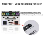 AUDOTA Professional Vocal Multi-Effects Unit- Harmony Generator, Auto-Tune, and Feedback Suppression with XLR Outputs