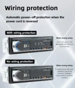 BQCC Car Radio Stereo Player Digital Bluetooth MP3 Player JSD-530 520 60Wx4 FM Audio Stereo Music USB/SD with Built-in AUX Input - Image 4