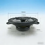 Two 5-inch 300W dual-channel car HIFI coaxial speakers, full-range stereo sound, 4.0 surround sound, 36V safe voltage. - Image 4