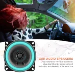 4/5/6 Inch Car Speakers 100W/160W Max Universal HiFi Coaxial Subwoofer Car Audio Music Stereo Full Range Frequency Auto Speakers - Image 3
