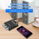 ZK-502MT Bluetooth 5.0 Subwoofer Amplifier Board 2.0 Channel High Power Audio Stereo Amplifier Board 2X50W Bass AMP - Image 5
