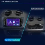 Junsun Wireless CarPlay for Apple Android Auto Car Radio for Seat Ibiza 6j 2009 2010 2011-2013 GPS Multimedia Stereo TouchScreen - Image 2