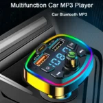 Car Bluetooth 5.0 FM Transmitter Wireless Adapter Mic Audio Receiver Auto MP3 Player 2.1A Dual USB Fast Charger Car Accessories - Image 4