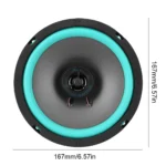 4/5/6.5 Inch Car Speakers Coaxial Subwoofer 100W/160W Universal Automotive Audio Music Full Range Frequency Car Stereo Speaker - Image 5