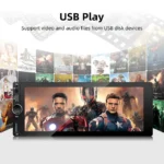 1DIN 6.86inch Universal MP5 Car Radio Support Wireless Carplay Android AUTO AUX USB  BT Touch Screen Multimedia Video Player - Image 2
