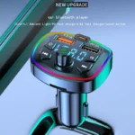 Car Bluetooth 5.0 FM Transmitter Wireless Adapter Mic Audio Receiver Auto MP3 Player 2.1A Dual USB Fast Charger Car Accessories - Image 3